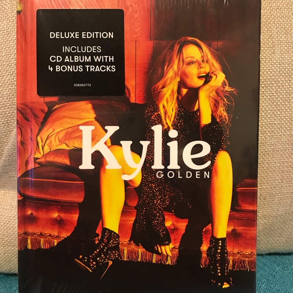 Kylie Minogue “Golden” album on CD.